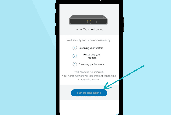 utilize the xfinity troubleshooter