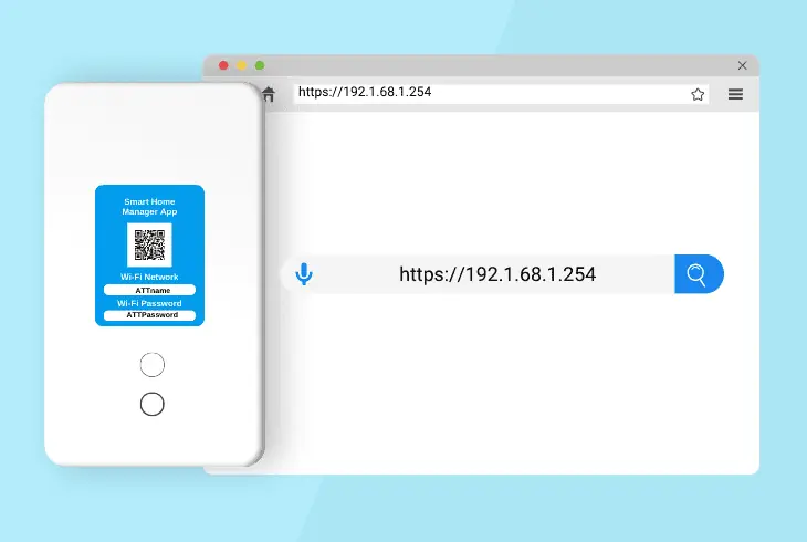 access the at&t web user interface
