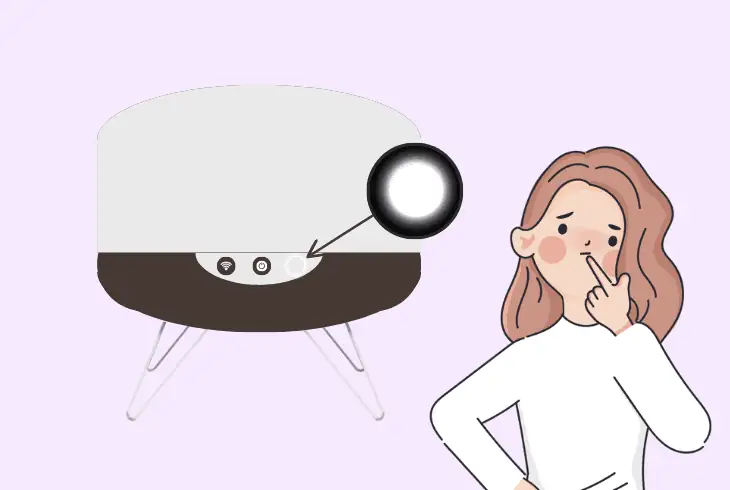 blinking white light on snoo mean