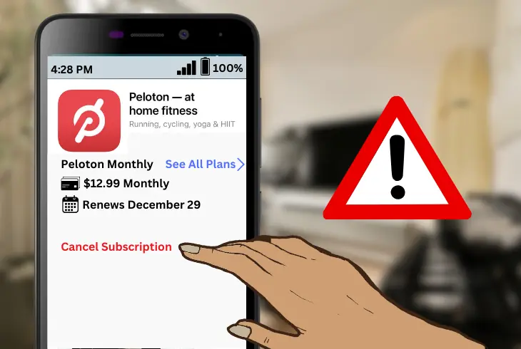 canceling my peloton subscription