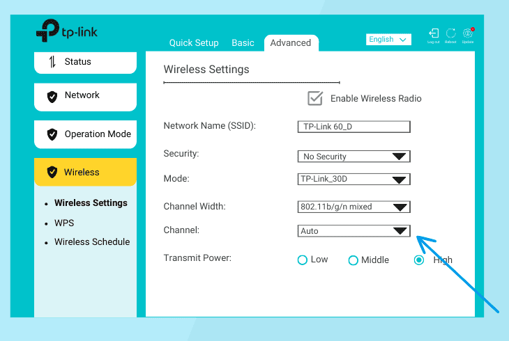 test by switching the wi-fi channel