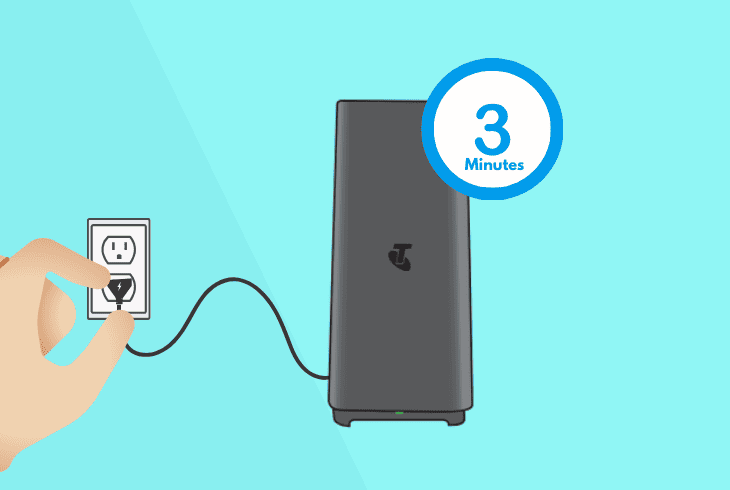 restart your telstra wi-fi modem