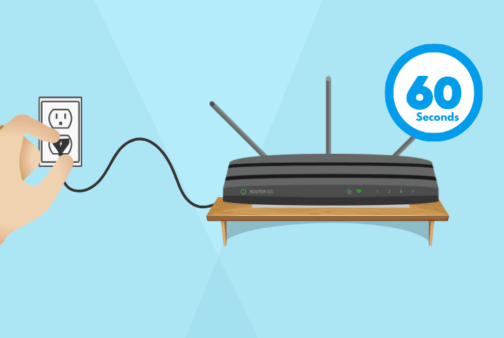 power cycle your wireless router