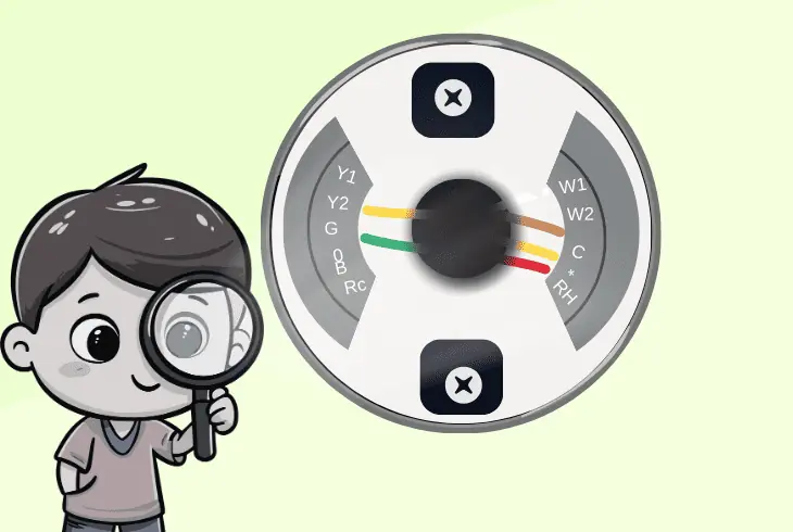 verify the wiring of the thermostat