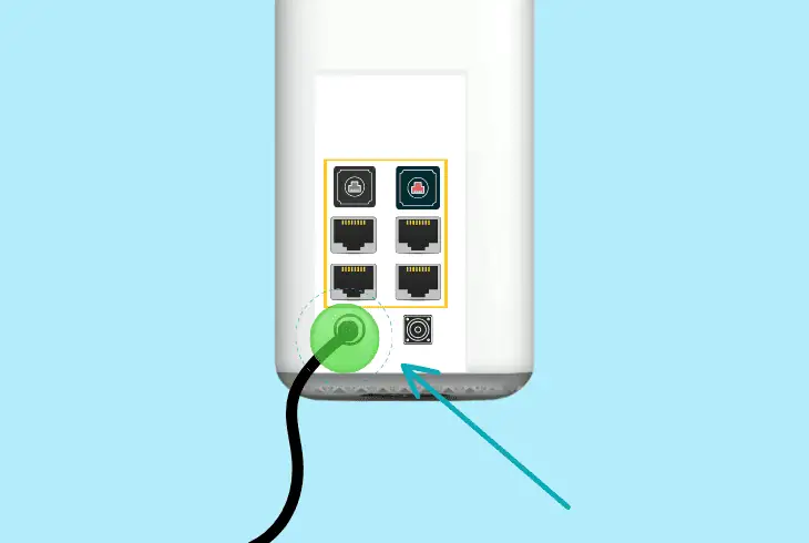 reseat the xfinity service cable