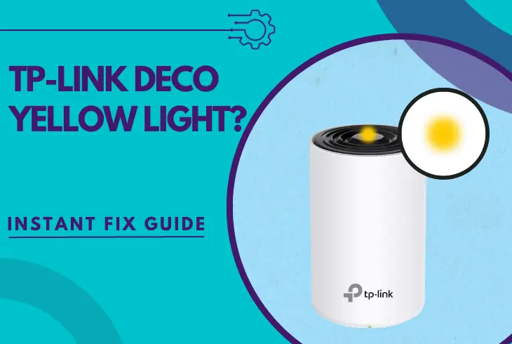 tp-link deco yellow light