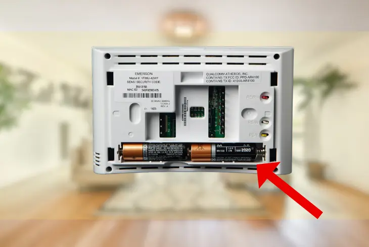 checking that you have inserted the correct type of batteries