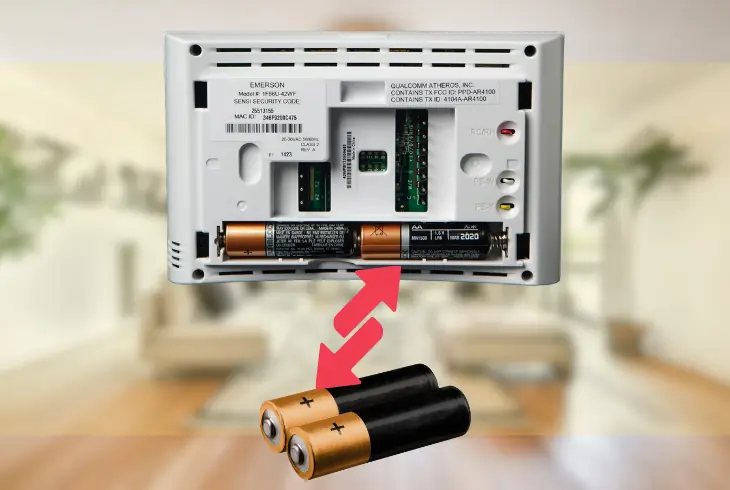 swapping with new batteries
