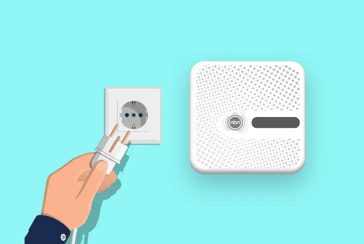 switch the another power outlet