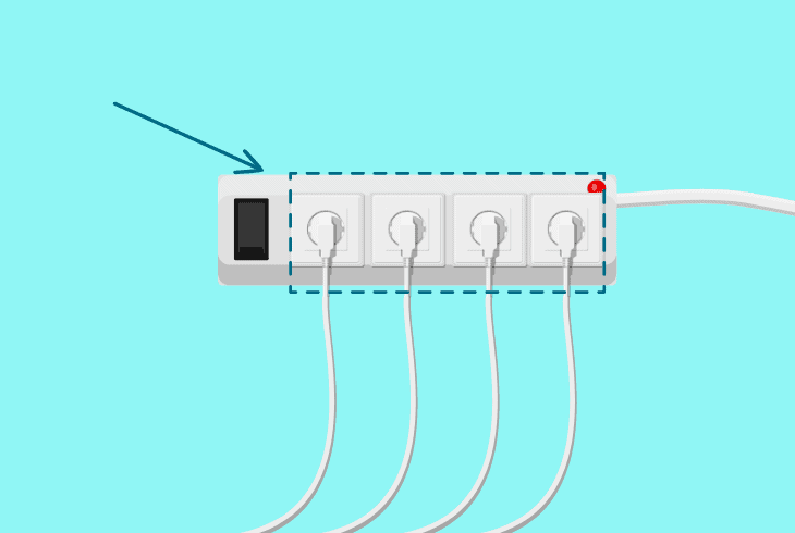 disconnect any socket plugs