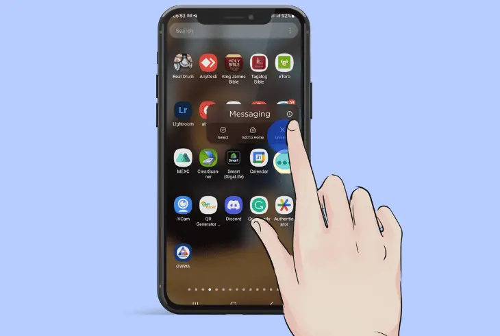 android messages app uninstall
