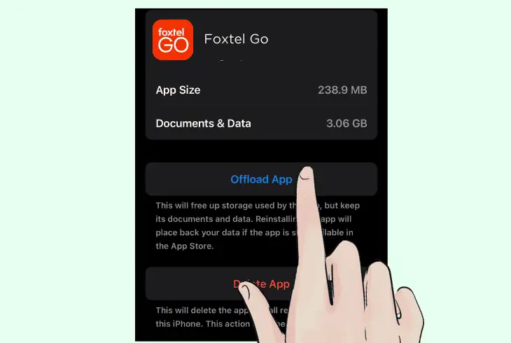 load/offload apps on apple’s ios