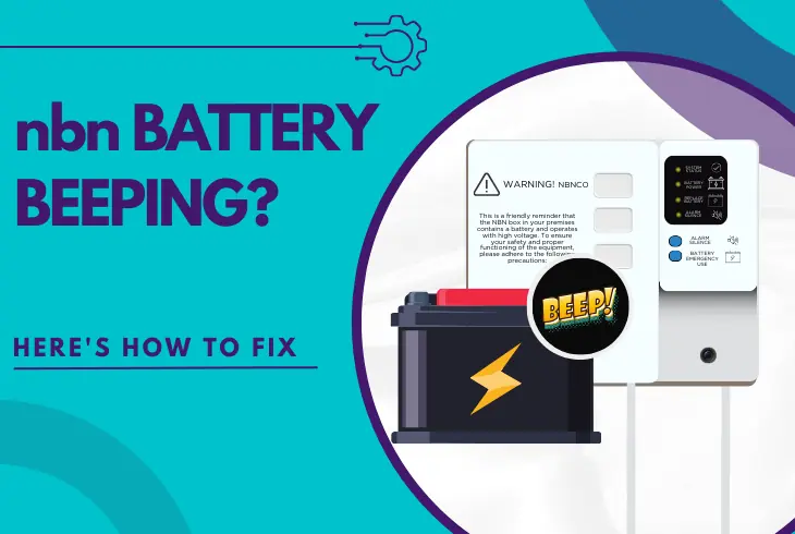 nbn battery beeping