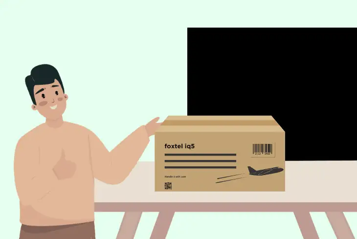 how to install foxtel iq5 box