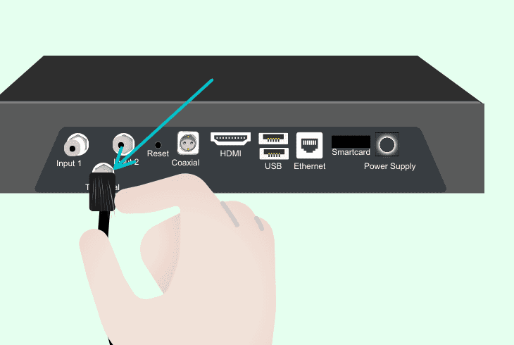 optional: aerial cable