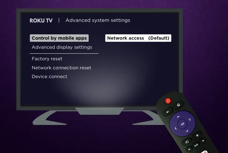 adjust roku’s “control by mode”