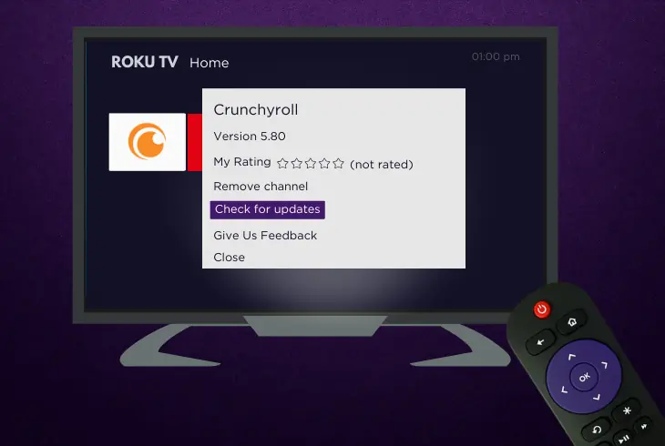 update the crunchyroll channel