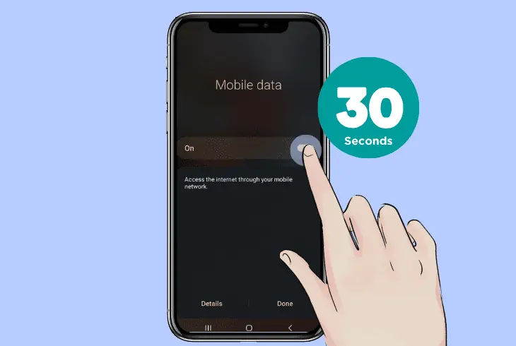 validate cellular device connection