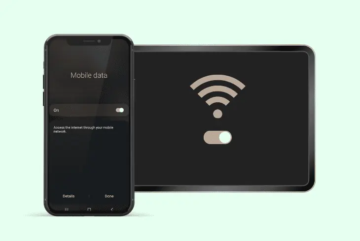 check the device’s connection