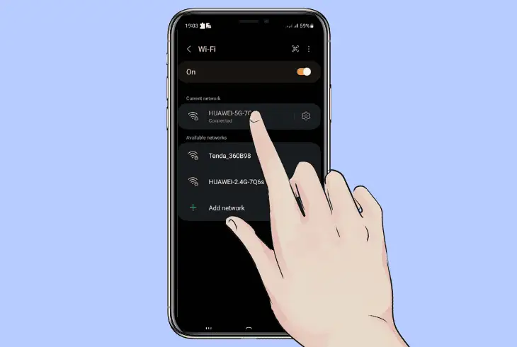 validate the device’s connection