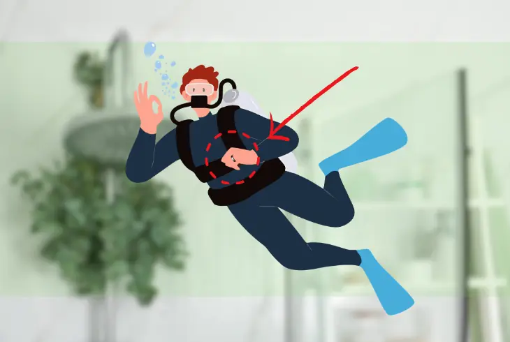 wearing oura ring while diving