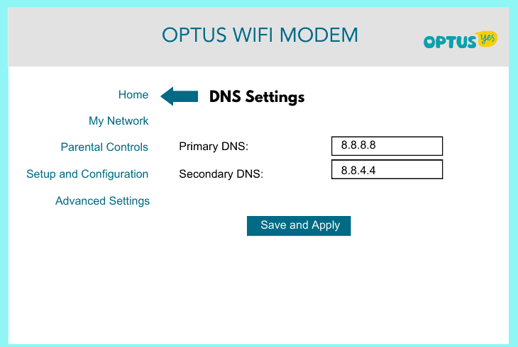switch your dns server provider
