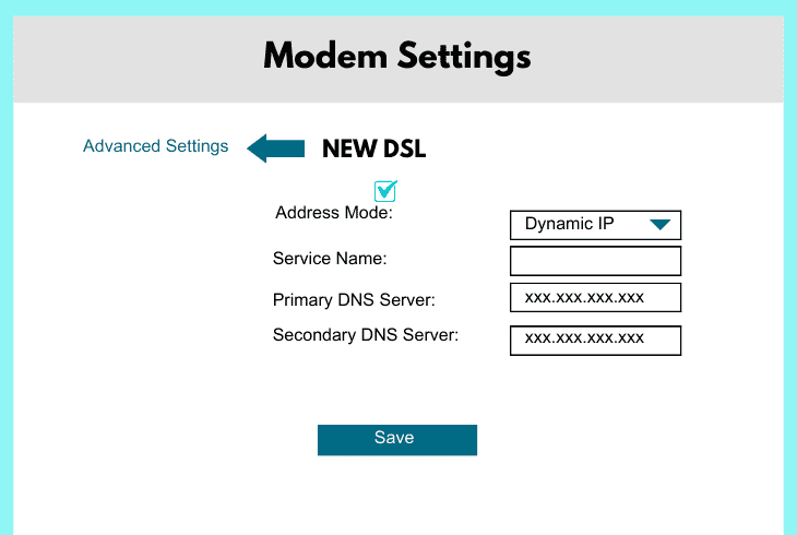 set your ip to “dynamic”