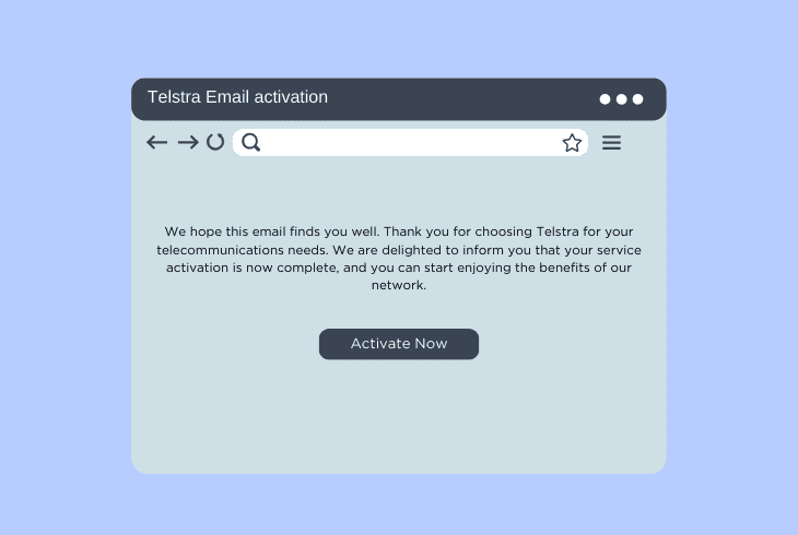 validate the email address