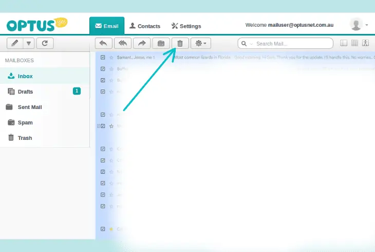 check for exceeded mail limit