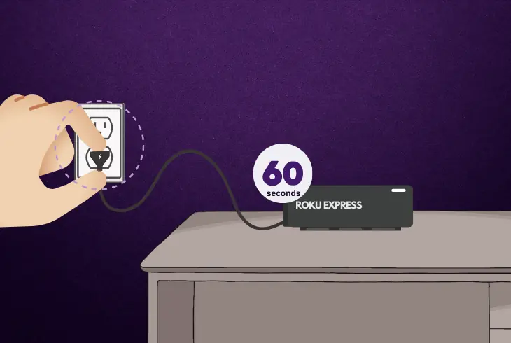 power cycle the roku express