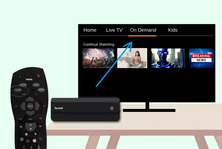 watch on-demand on foxtel iq5