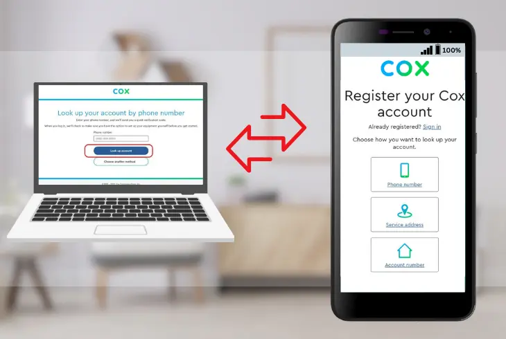steps on how to transfer cox account