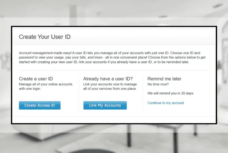 gathering your account information