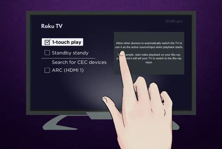 adjust the roku’s hdmi-cec