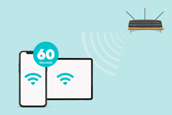 verify the internet connection