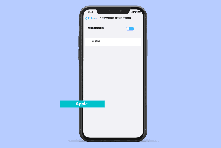 specify default carrier on ios
