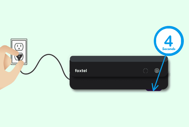 reset foxtel iq5’s system settings
