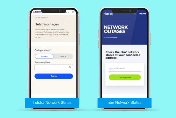 check for telstra maintenance