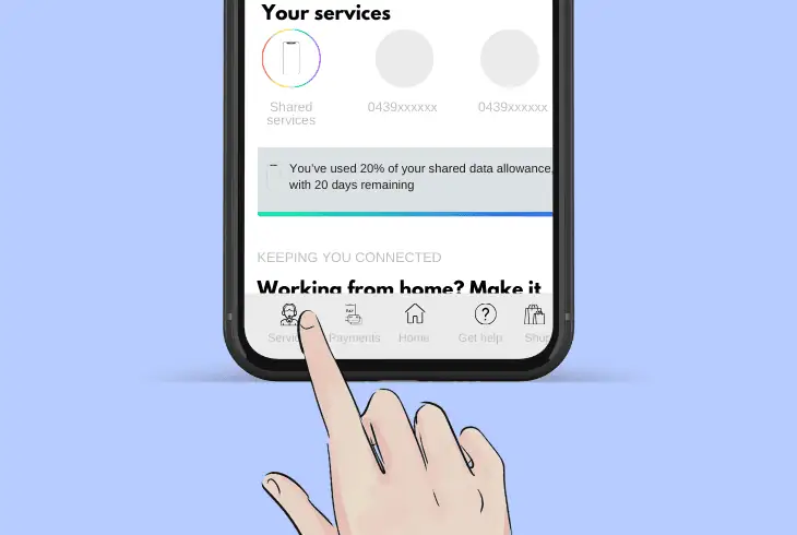 turn off messagebank via app