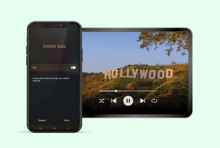 watch foxtel go via mobile data