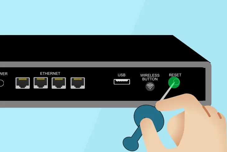 factory reset your belong modem