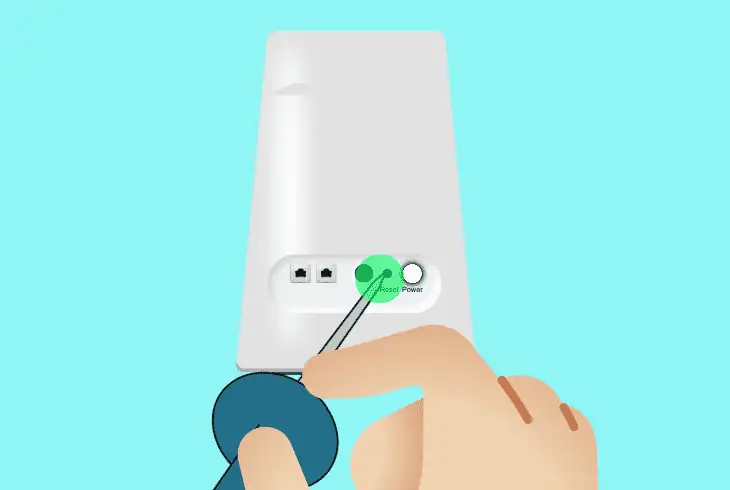 factory reset your optus modem