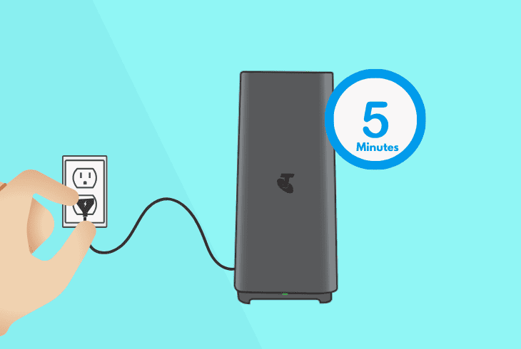 power cycle your modem