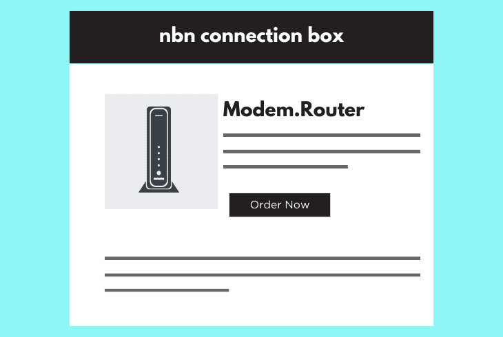 use a third-party modem as nbn