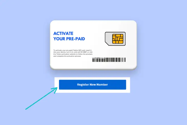register a new telstra number
