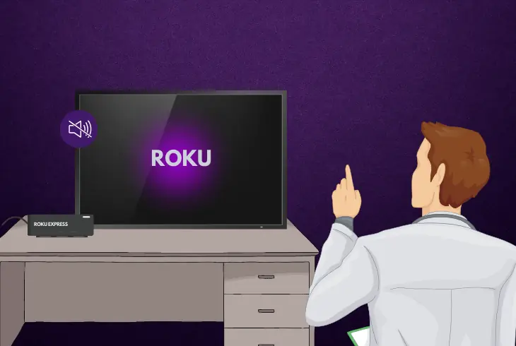 why roku express remote no volume control