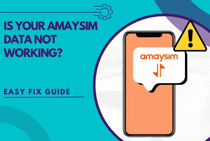 amaysim data not working