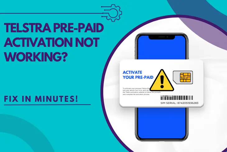 telstra pre-paid activation not working