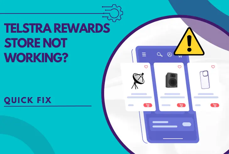 telstra rewards store not working