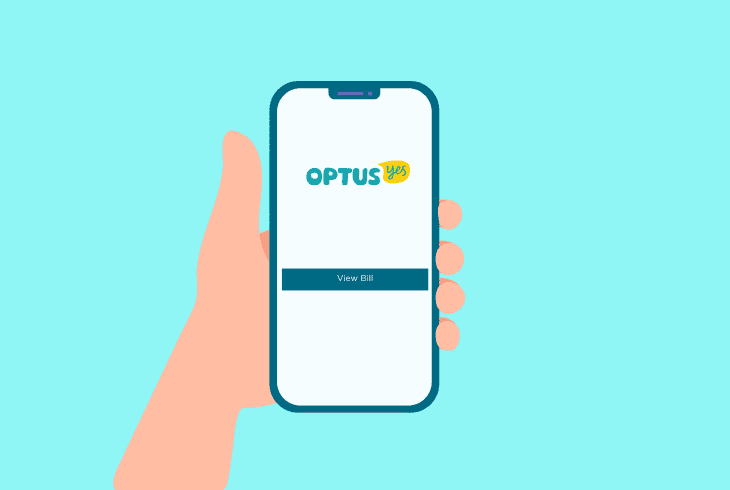 check bill from my optus app